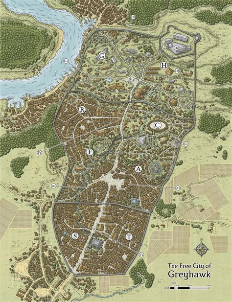 city of greyhawk map|greyhawk map high res.